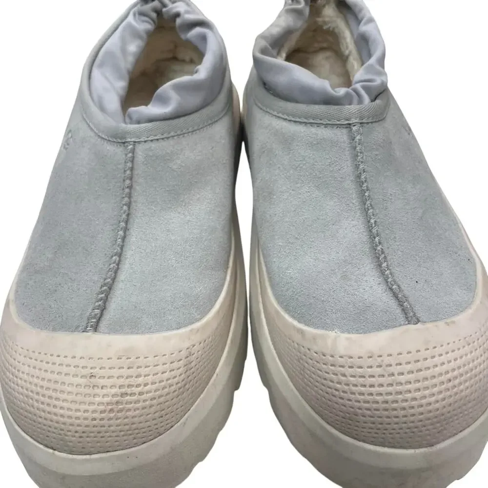 Ugg grey suede platform sneakers